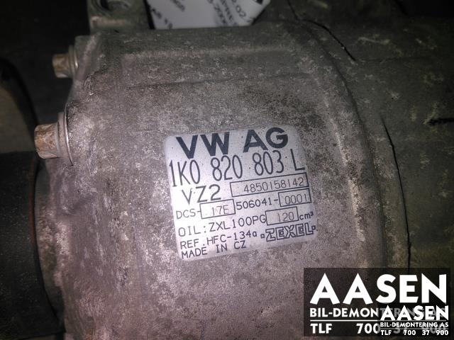 Aircondition kompressor til VW Touran 2003-2006 (Type I, Fase 1)  (ZEXEL|1K0 820 803 L|)