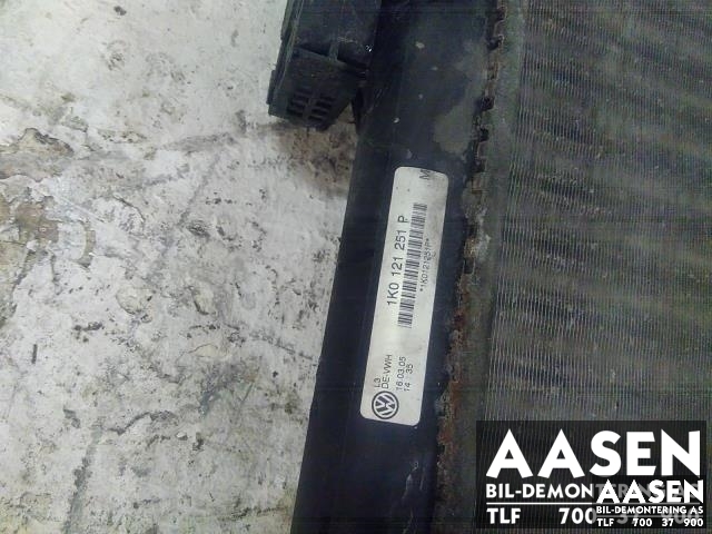 Radiator (manuell gir) til VW Touran 2003-2006 (Type I, Fase 1)  (1K0121251P|)