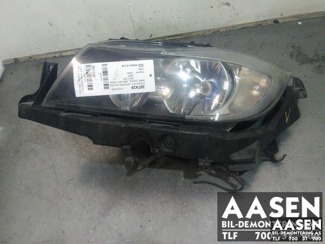 Frontlykt venstre halogen til BMW 3-Serie, 2005-2011 (E90/E91/E92/E93) (E90/E91/E92/E93) (ZKW|63 11 6 942 747)