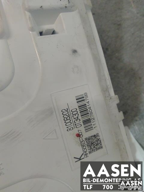 Instrumentpanel til Mitsubishi Outlander 2010-2012 (Type II, Fase 2)  (8100B202|)