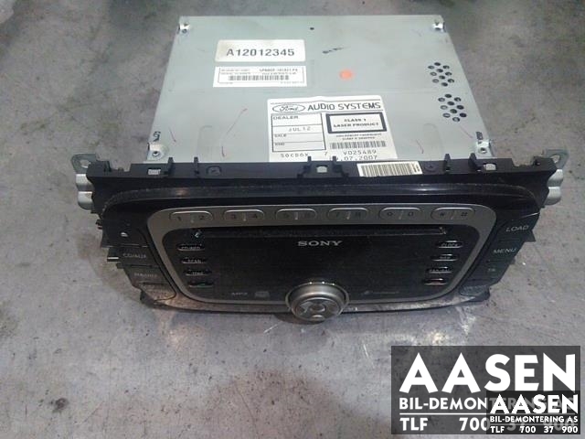 Bilstereo til Ford Mondeo 2007-2010 (Type IV, Fase 1) (SONY|7S7T-18C939-BE|1805704|)