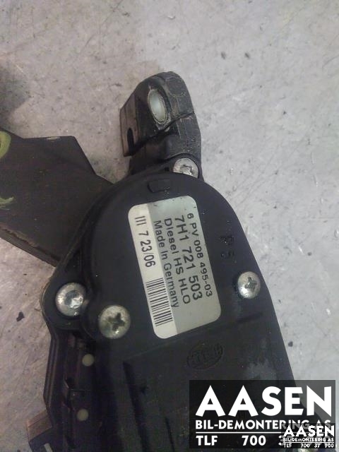 Pedal gass til VW Transporter / Caravelle 2003-2009 (Fase 1) (T5) (T5) (HELLA|7H1 721 503|7H1 721 503 D|7H1 721 503 K)