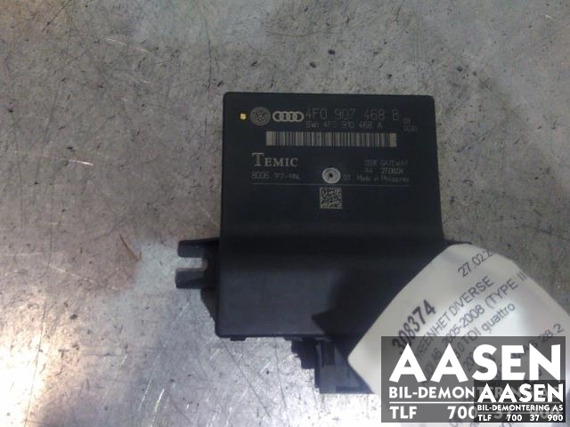 Styreenhet diverse til Audi A6, 2005-2008 (Type III, Fase 1) (C6) (C6) (TEMIC|4F0907468B)