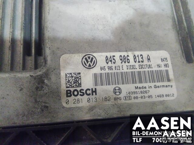 Styreenhet motor til Škoda Roomster 2006-2010 (Fase 1)  (BOSCH|045906013A|0281013182|)