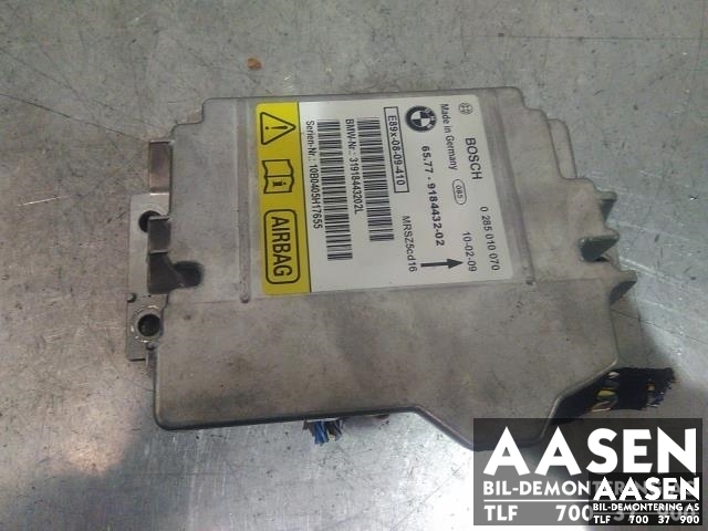 Airbag elektronikk til BMW X1 2009-2015 (E84) (E84) (BOSCH|65.77-9184432-02|0285010070|)