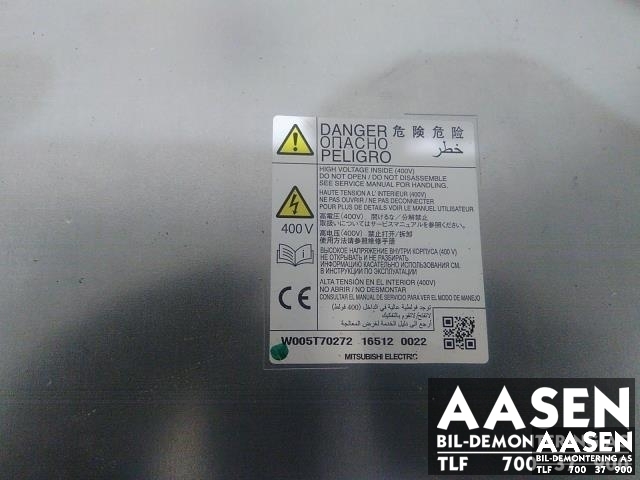 Batterilader (OBC - On Board Charger) til Mitsubishi Outlander 2015-->> (Type III, Fase 2)  (MITSUBISHI|W005T70272|)
