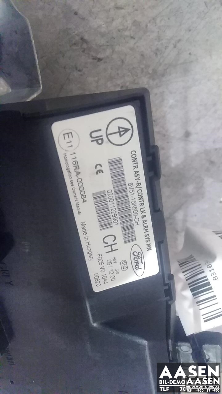 Styreenhet diverse til Ford Fiesta 2008-2012 (Type VI, Fase 1)  (BOSCH|8V51-15K600-CH|)