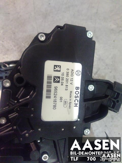 Viskermotor bakrute til Peugeot 207 2006-2012  (BOSCH|9652418780|0390201813|)