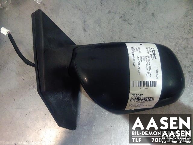 Speil høyre til Toyota Corolla 2002-2007 (87910-1E860|87910-1H070|)