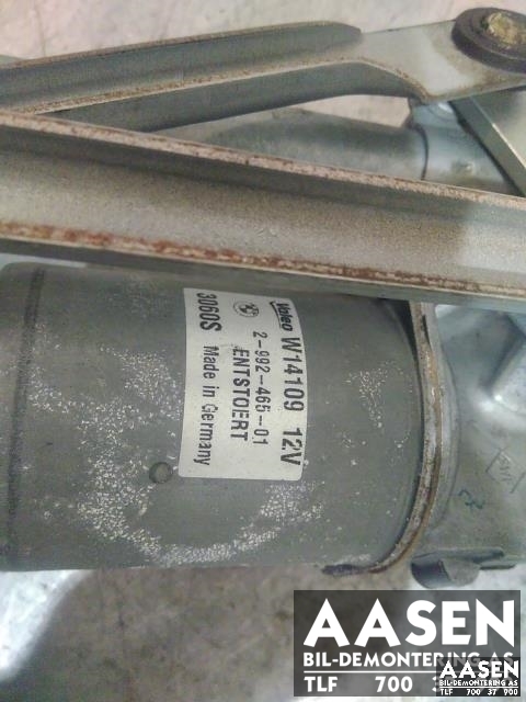 Viskermotor frontrute komplett m/overføring til BMW X1 2009-2015 (E84) (E84) (VALEO|299246501|)