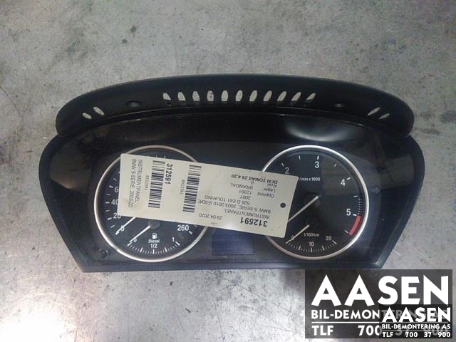 Instrumentpanel til BMW 5-Serie 2003-2010 (E60/E61) (E60/E61) (62 10 9 194 890|62 10 9 194 889|)