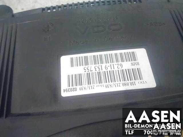 Instrumentpanel til BMW 5-Serie 2003-2010 (E60/E61) (E60/E61) (62 10 9 194 890|62 10 9 194 889|)