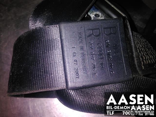 Sikkerhetsbelte foran høyre til Audi A4 2004-2008 (Type III) (B7) (B7) (8E0857706F|)