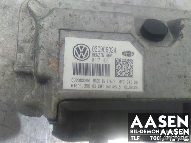 Styreenhet motor til Škoda Roomster 2006-2010 (Fase 1)  (MAGNET MARELLI|03C906024|)