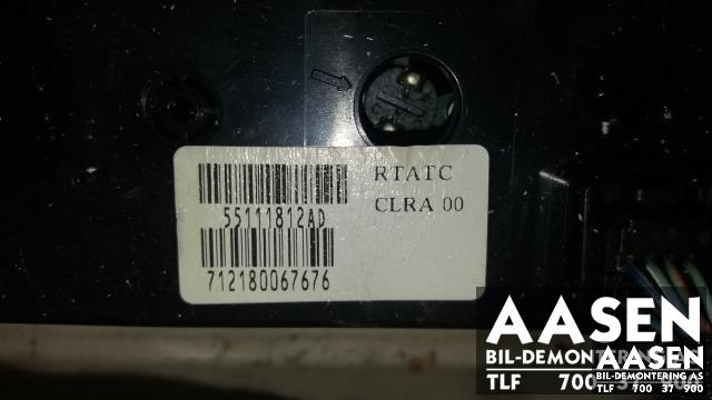 Varmeapparat betjening bak til Dodge Journey 2008-2010 (55111812AD|)