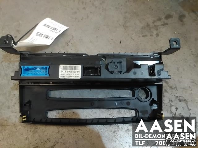 Varmeapparat betjening til BMW 5-Serie 2003-2010 (E60/E61) (E60/E61) (64 11 6 946 981|)