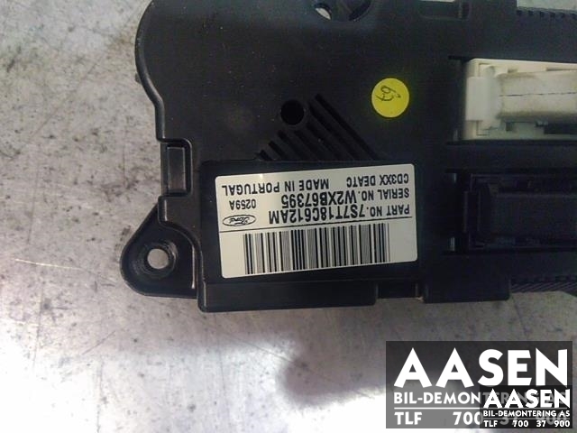 Varmeapparat betjening til Ford Mondeo 2007-2010 (Type IV, Fase 1)  (1689508|AS7T-18C612-AB|1676129| 7S7T-18C612-AM)