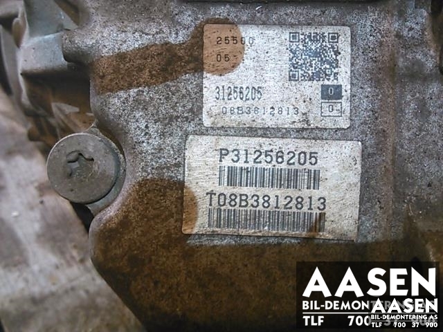 Girkasse automat til Volvo V70 2007-2013 (Type III, Fase 1)  (AISIN|31256205|TF-80SC|36000830)