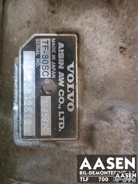 Girkasse automat til Volvo V70 2007-2013 (Type III, Fase 1)  (AISIN|31256205|TF-80SC|36000830)