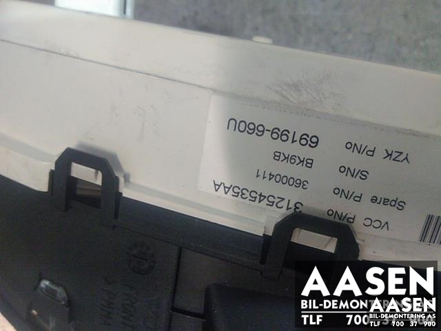 Instrumentpanel til Volvo V70 2007-2013 (Type III, Fase 1) (31254535AA|)