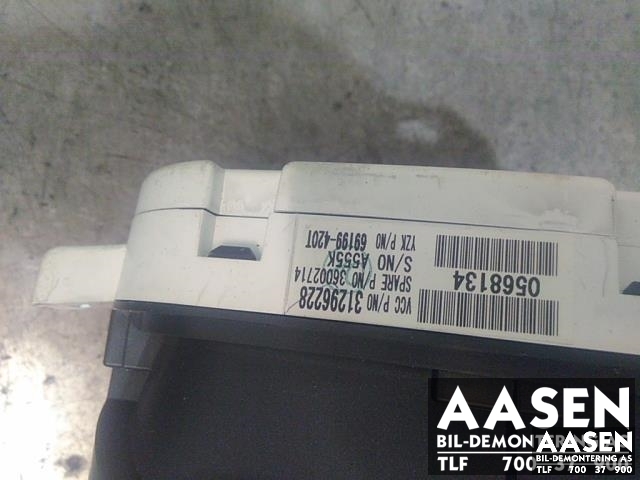 Instrumentpanel til Volvo V50 2007-2012 (Fase 2)  (31296228|)