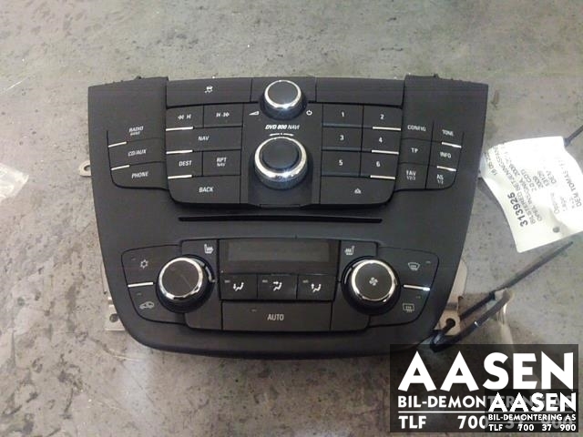 Varmeapparat betjening til Opel Insignia A, 2009-2014