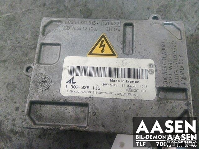 Styreenhet xenon/ballast til Audi A3 2003-2008 (Type II, Fase 1)  (1307329115|)