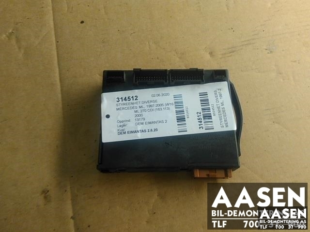 Styreenhet diverse til Mercedes ML 1997-2005 (W163) (W163) (A1635452832|)
