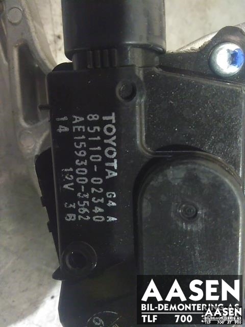 Viskermotor frontrute til Toyota Auris 2015-2019 (Type II, Fase 2)  (85110-02340|)