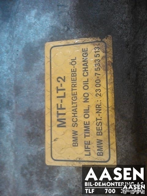 Girkasse manuell til BMW 1-Serie 2004-2011 (E81/E82/E87/E88) (E81/E82/E87/E88) (23 00 7 534 457|)