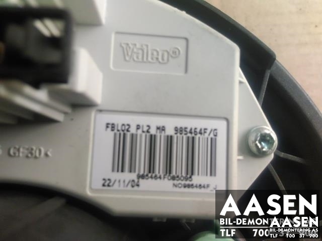 Varmeapparat motor til BMW 1-Serie 2004-2011 (E81/E82/E87/E88) (E81/E82/E87/E88) (64 11 6 933 663|)