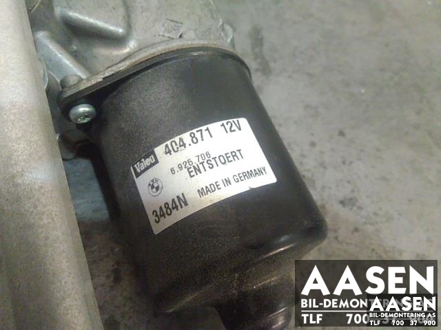 Viskermotor frontrute komplett m/overføring til BMW 1-Serie 2004-2011 (E81/E82/E87/E88) (E81/E82/E87/E88) (VALEO|6925706|)