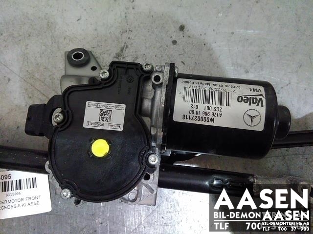 Viskermotor frontrute til Mercedes A-Klasse, 2012-2018 (W176) (W176) (VALEO|A1769061800)