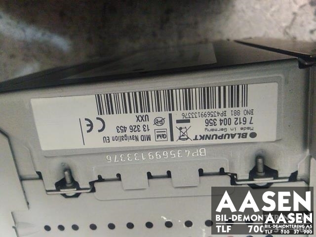 Bilstereo til Opel Insignia A, 2009-2014  