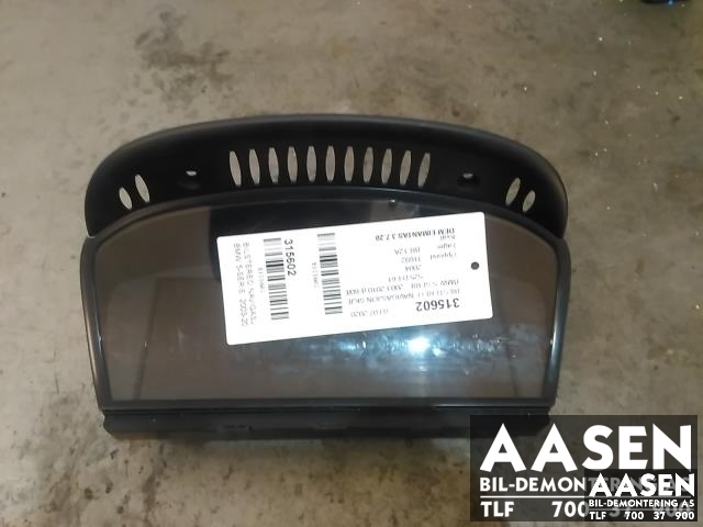 Bilstereo navigasjon skjerm til BMW 5-Serie 2003-2010 (E60/E61) (E60/E61) (65 82 9 193 757|)