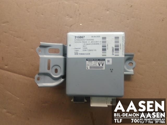 Styreenhet servo til Toyota Prius +7 2012-2020 (Type III) (stasjonsvogn) (stasjonsvogn) (8965047413|)