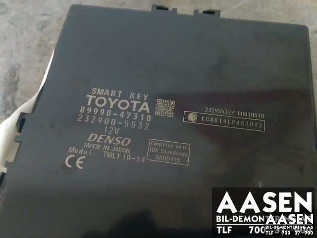 Styreenhet nøkkelfri/keyless til Toyota Prius +7 2012-2020 (Type III) (stasjonsvogn) (stasjonsvogn) (89990-47310|232900-5532|)