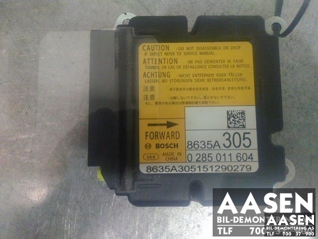 Airbag elektronikk til Mitsubishi Outlander 2012-2015 (Type III, Fase 1) (BOSCH|8635A305|)