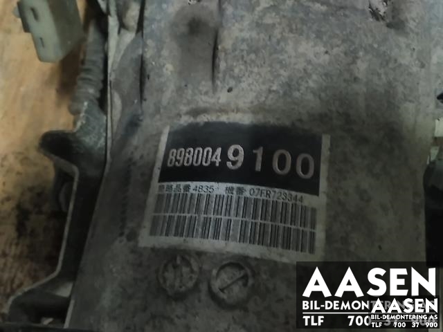 Girkasse 4WD hovedkasse til Isuzu D-Max 2007-2012 (Type I) (8980049100|)