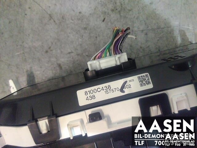 Instrumentpanel til Mitsubishi Space Star 2013-->> (Type II)  (8100C438|)