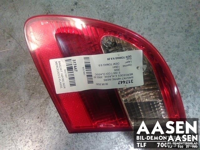 Baklykt høyre indre til Mercedes E-Klasse, 2002-2006 (Fase 1) (W211) (W211) (A 211 820 14 64)