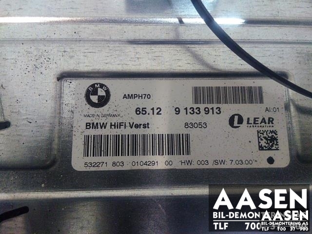 Styreenhet diverse til BMW X5 2007-2013 (E70) (E70) (65 12 9 133 913|)
