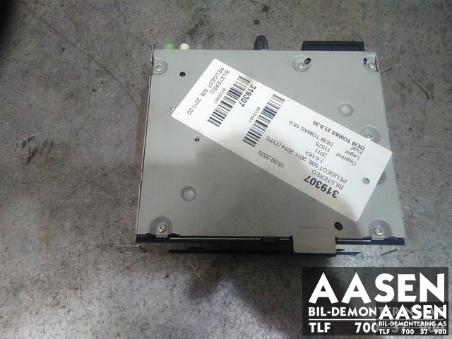 Bilstereo til Peugeot 508, 2011-2014 (Type I, Fase 1)  (CONTINENTAL|6604 07)