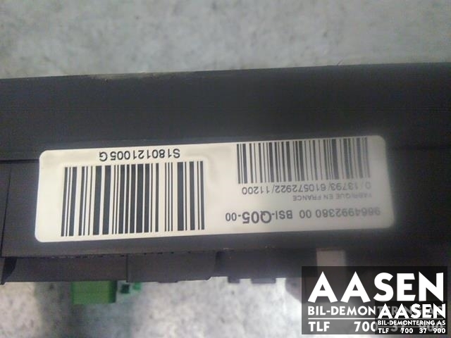 Sikringsboks til Peugeot 508 2011-2014 (Type I, Fase 1)  (CONTINENTAL|966499238000|)