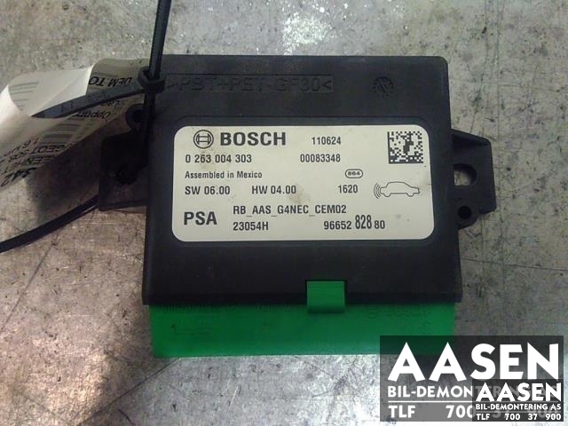 Styreenhet parkering til Peugeot 508, 2011-2014 (Type I, Fase 1)  (BOSCH|96 652 828 80)