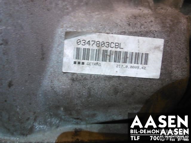 Girkasse manuell 6-trinn til BMW 3-Serie 2005-2011 (E90/E91/E92/E93) (E90/E91/E92/E93) (23 00 7 626 315|)