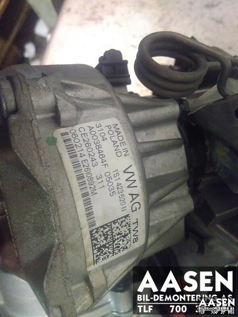 Rattaksel elektrisk servo til VW E-Up 2013-2019 (1S1423520N|)