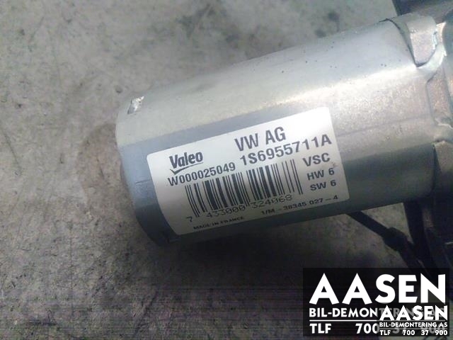 Viskermotor bakrute til VW E-Up 2013-2019  (VALEO|1S6955711A|)