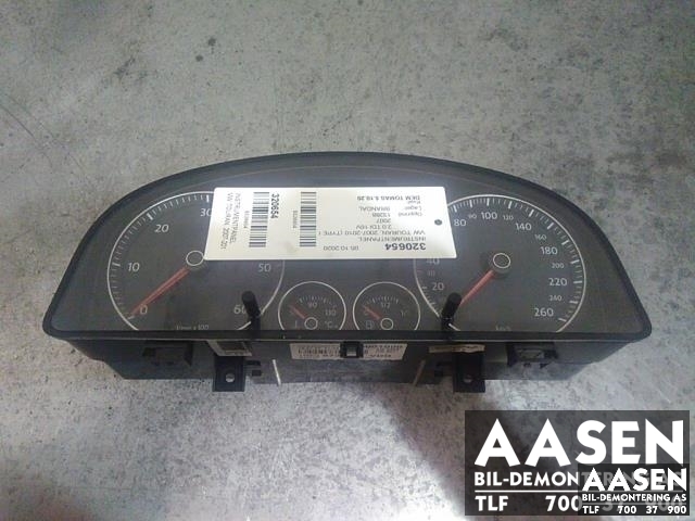 Instrumentpanel til VW Touran, 2007-2010 (Type I, Fase 2)  (1T0 920 873 EX)