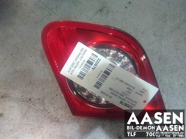 Baklykt høyre indre til VW Passat 2005-2010 (B6) (B6) (3C5 945 094 E|)